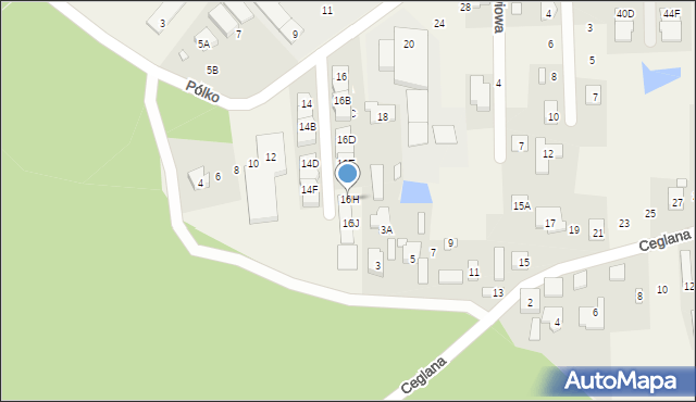 Nadma, Pólko, 16H, mapa Nadma
