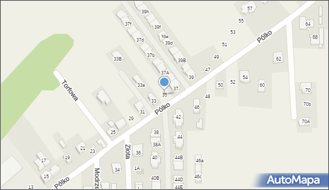 Nadma, Pólko, 35, mapa Nadma