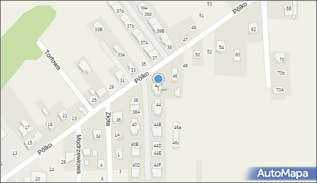 Nadma, Pólko, 42A, mapa Nadma