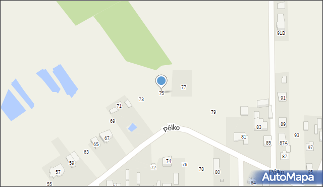 Nadma, Pólko, 75, mapa Nadma