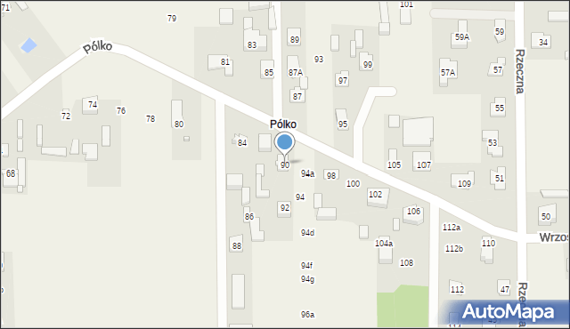 Nadma, Pólko, 90, mapa Nadma