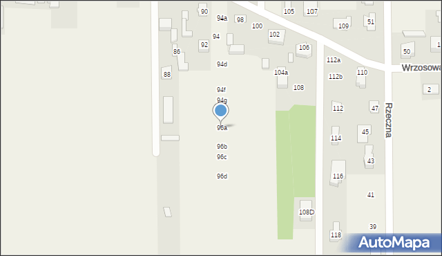 Nadma, Pólko, 96a, mapa Nadma