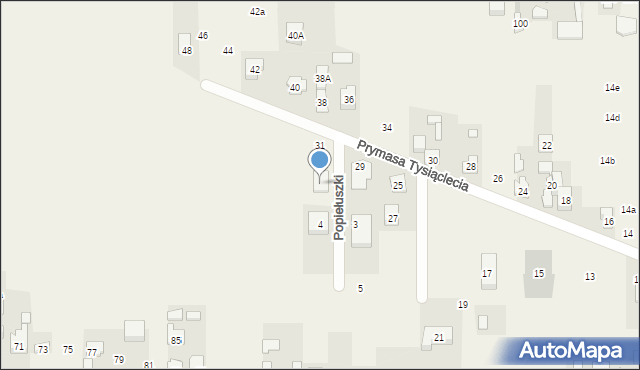 Nadma, Popiełuszki Jerzego, bł. ks., 2, mapa Nadma