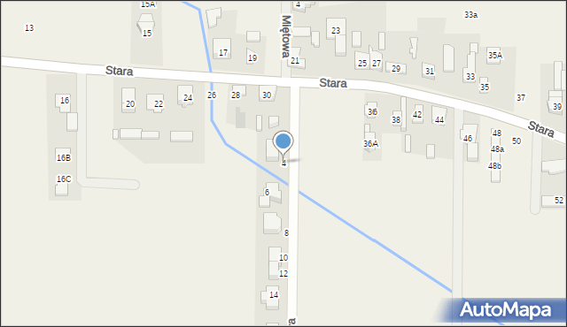 Nadma, Poziomkowa, 4, mapa Nadma