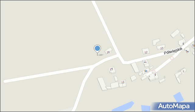 Nakło nad Notecią, Półwiejska, 18, mapa Nakło nad Notecią