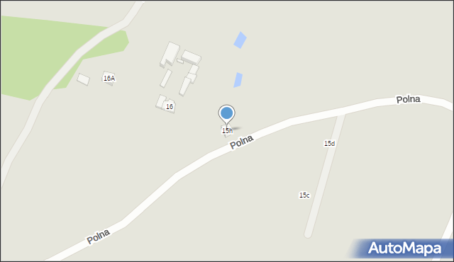 Nekla, Polna, 15h, mapa Nekla