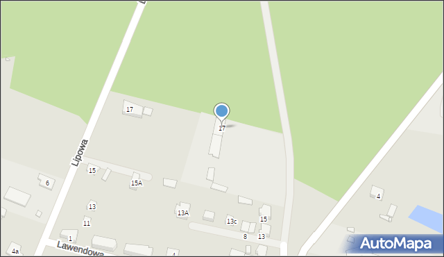 Nekla, Powstańców Wielkopolskich, 17, mapa Nekla