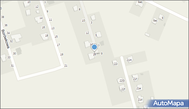 Niekłonice, Pomarańczowa, 16, mapa Niekłonice