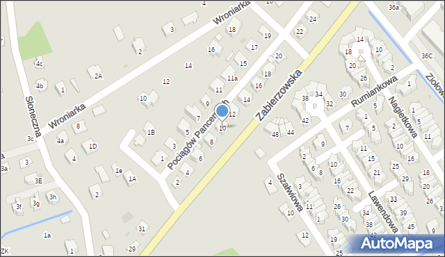 Niepołomice, Pociągów Pancernych, 10, mapa Niepołomice