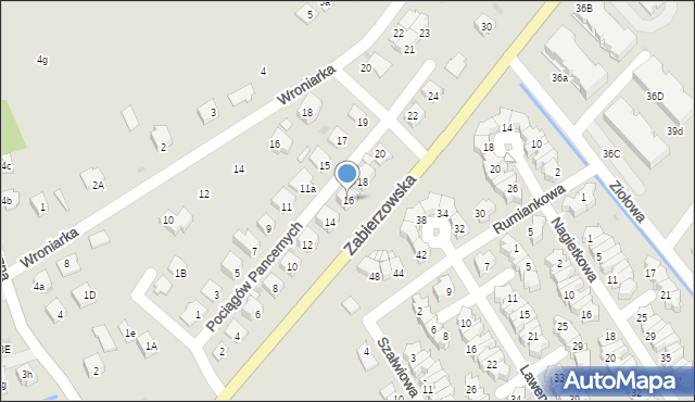 Niepołomice, Pociągów Pancernych, 16, mapa Niepołomice