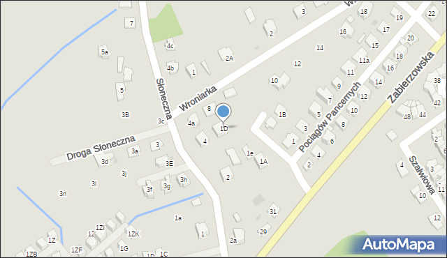 Niepołomice, Pociągów Pancernych, 1D, mapa Niepołomice