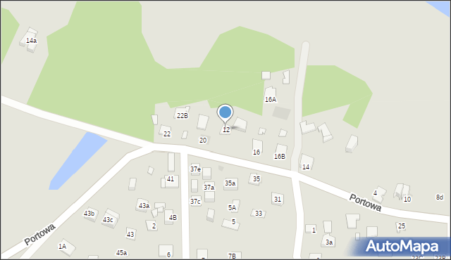 Niepołomice, Portowa, 12, mapa Niepołomice