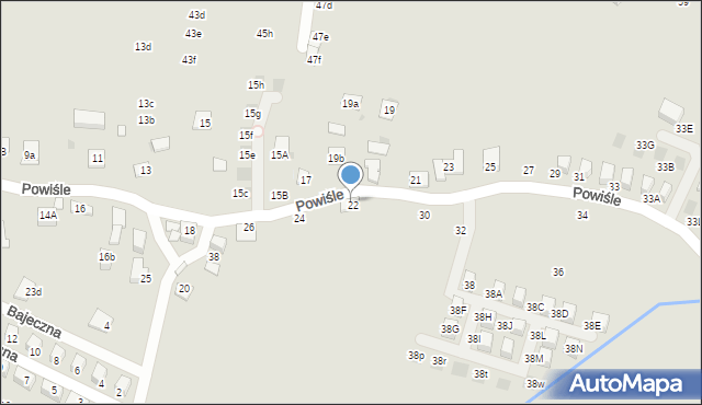 Niepołomice, Powiśle, 28, mapa Niepołomice