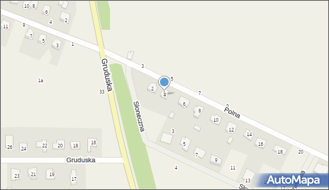 Niestum, Polna, 4, mapa Niestum