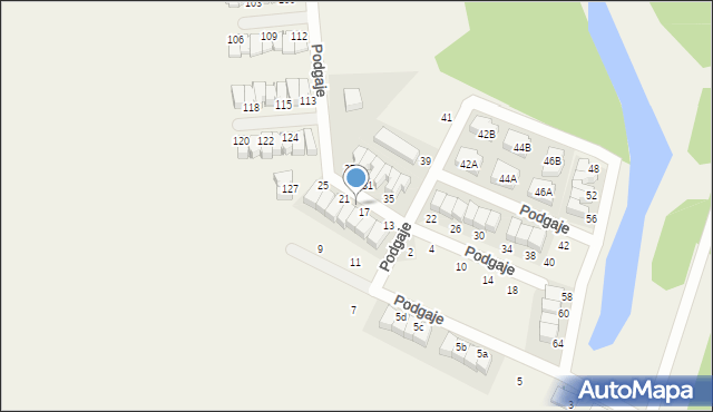 Nochowo, Podgaje, 19, mapa Nochowo