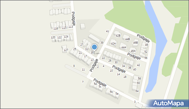 Nochowo, Podgaje, 37, mapa Nochowo