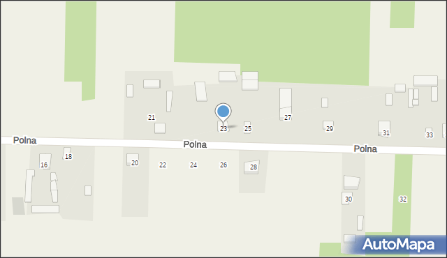 Nowa Osuchowa, Polna, 23, mapa Nowa Osuchowa