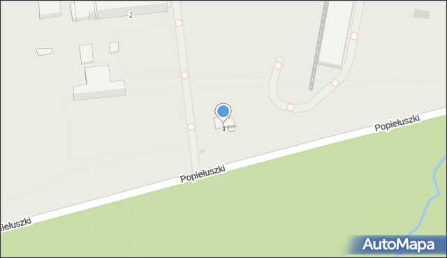 Nowa Sarzyna, Popiełuszki Jerzego, bł. ks., 4, mapa Nowa Sarzyna