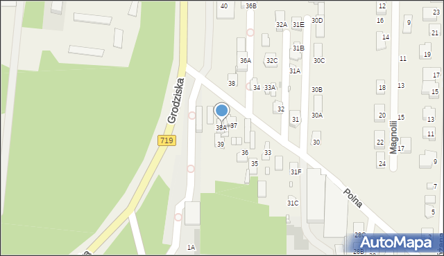 Nowa Wieś, Polna, 39A, mapa Nowa Wieś