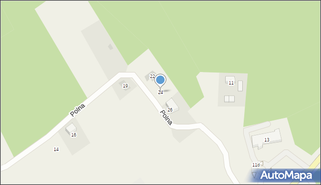 Nowa Wieś Ełcka, Polna, 24, mapa Nowa Wieś Ełcka