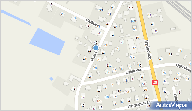 Nowa Wieś Wielka, Polna, 21, mapa Nowa Wieś Wielka