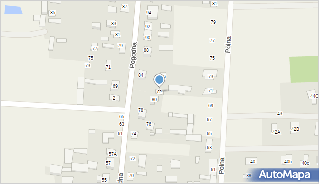 Nowe Aleksandrowo, Pogodna, 82, mapa Nowe Aleksandrowo