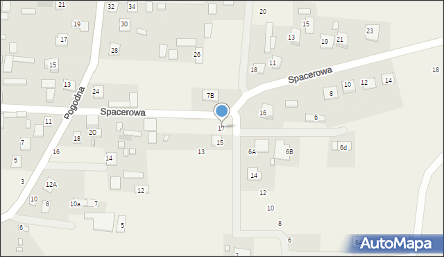 Nowe Aleksandrowo, Polna, 17, mapa Nowe Aleksandrowo
