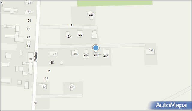 Nowe Aleksandrowo, Polna, 40d, mapa Nowe Aleksandrowo