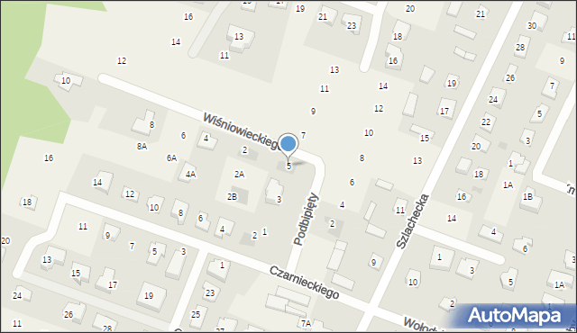 Nowe Gulczewo, Podbipięty Longinusa, 5, mapa Nowe Gulczewo