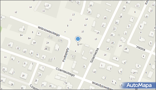 Nowe Gulczewo, Podbipięty Longinusa, 6, mapa Nowe Gulczewo