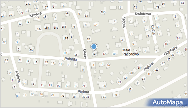 Nowe Miasto Lubawskie, Polanki, 14, mapa Nowe Miasto Lubawskie