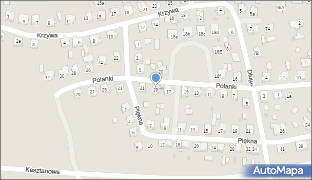 Nowe Miasto Lubawskie, Polanki, 19, mapa Nowe Miasto Lubawskie