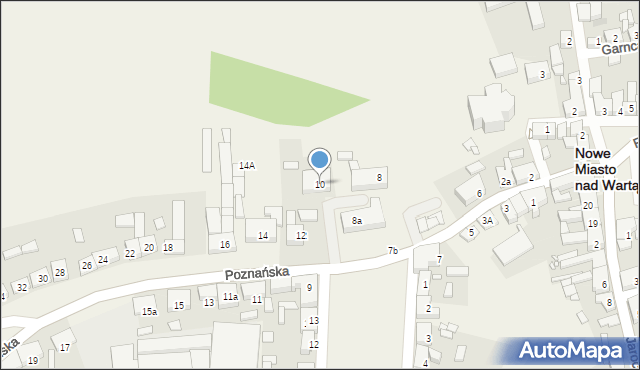 Nowe Miasto nad Wartą, Poznańska, 10, mapa Nowe Miasto nad Wartą