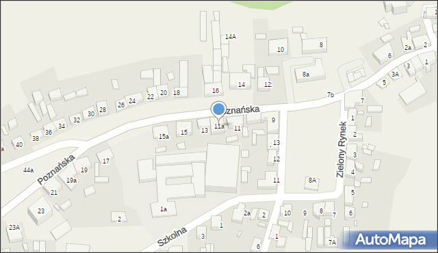 Nowe Miasto nad Wartą, Poznańska, 11a, mapa Nowe Miasto nad Wartą