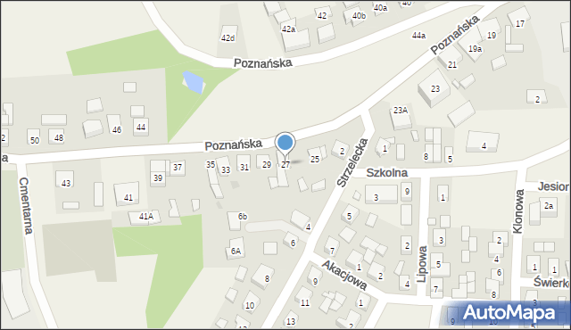 Nowe Miasto nad Wartą, Poznańska, 27, mapa Nowe Miasto nad Wartą