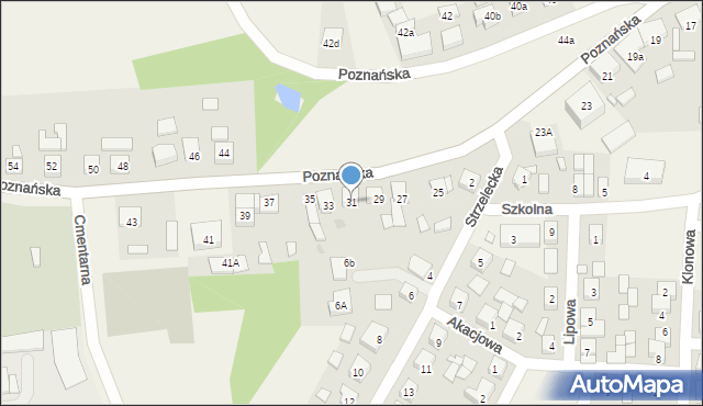 Nowe Miasto nad Wartą, Poznańska, 31, mapa Nowe Miasto nad Wartą