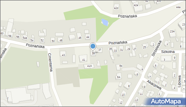 Nowe Miasto nad Wartą, Poznańska, 39, mapa Nowe Miasto nad Wartą