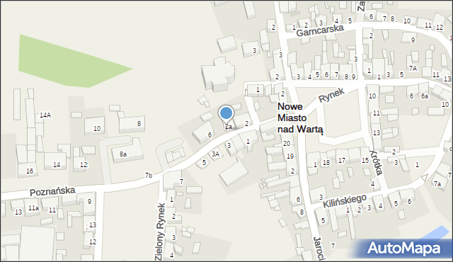 Nowe Miasto nad Wartą, Poznańska, 4, mapa Nowe Miasto nad Wartą