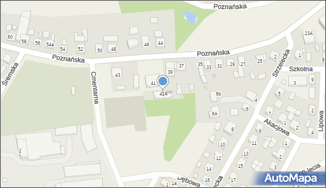 Nowe Miasto nad Wartą, Poznańska, 41A, mapa Nowe Miasto nad Wartą