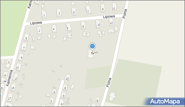 Nowe Skalmierzyce, Polna, 5a, mapa Nowe Skalmierzyce