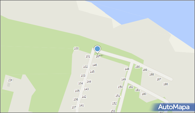 Nowe Warpno, Podgrodzie, 147, mapa Nowe Warpno