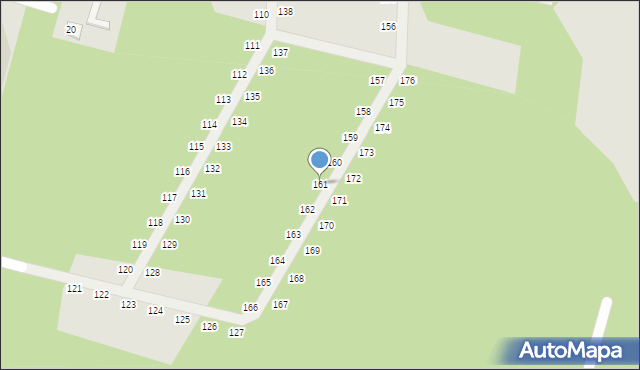 Nowe Warpno, Podgrodzie, 161, mapa Nowe Warpno