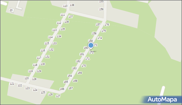 Nowe Warpno, Podgrodzie, 172, mapa Nowe Warpno