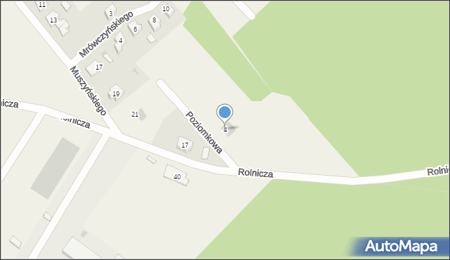 Nowy Barkoczyn, Poziomkowa, 4, mapa Nowy Barkoczyn