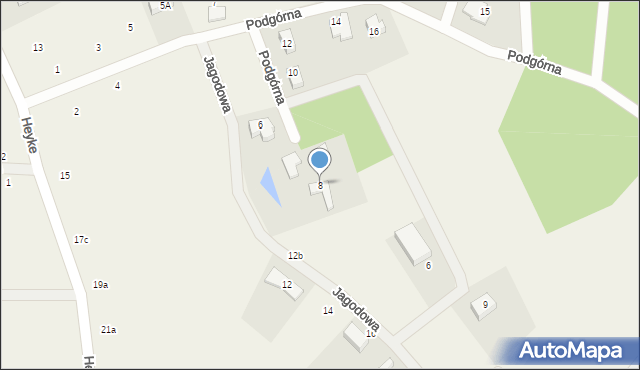 Nowy Dwór Wejherowski, Podgórna, 8, mapa Nowy Dwór Wejherowski