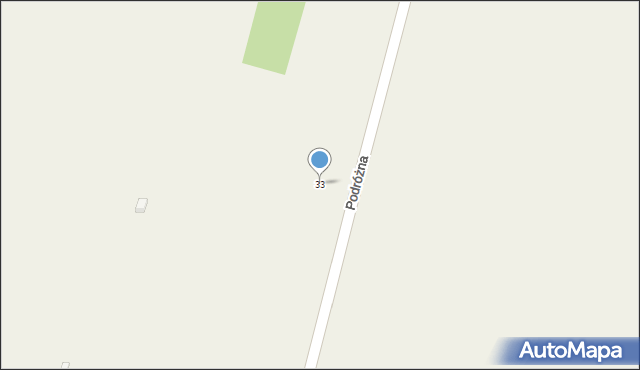 Nowy Dziekanów, Podróżna, 33, mapa Nowy Dziekanów