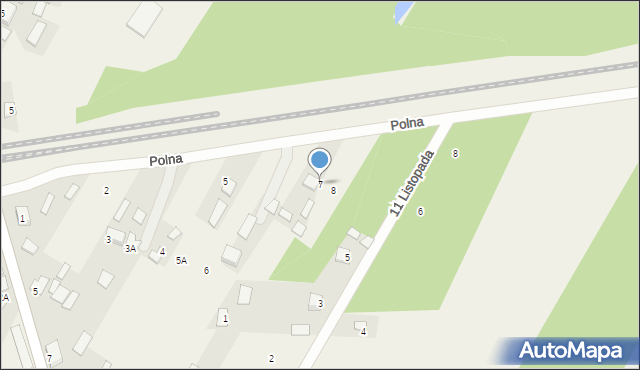 Nurzec-Stacja, Polna, 7, mapa Nurzec-Stacja