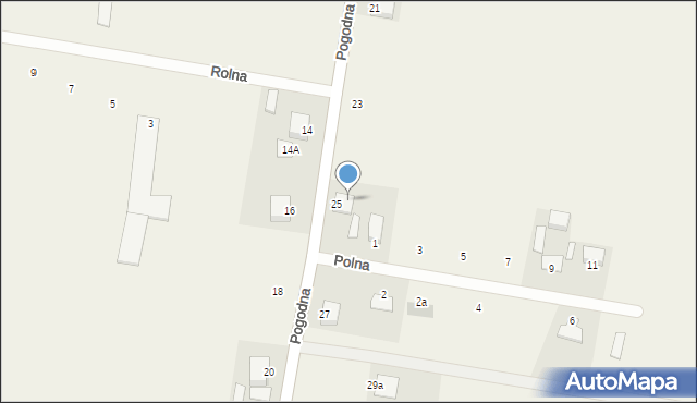 Oblęgór, Pogodna, 25a, mapa Oblęgór