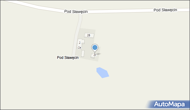 Ogorzeliny, Pod Sławęcin, 2c, mapa Ogorzeliny