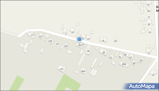 Olkusz, Podgrabie, 101, mapa Olkusz